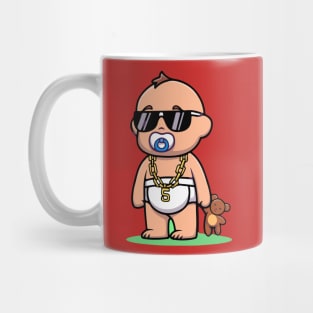 gangsta baby desing gift Mug